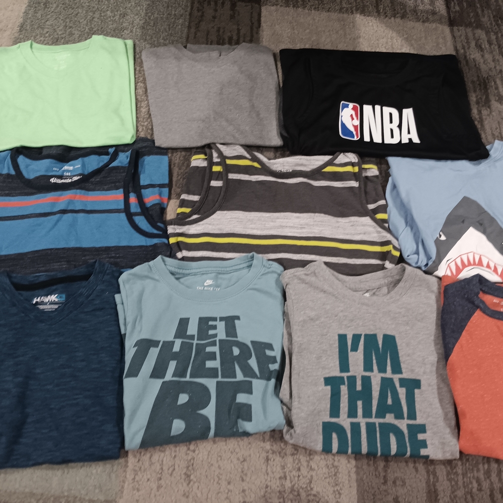 Kids Graphic T-Shirt - Gray and Teal